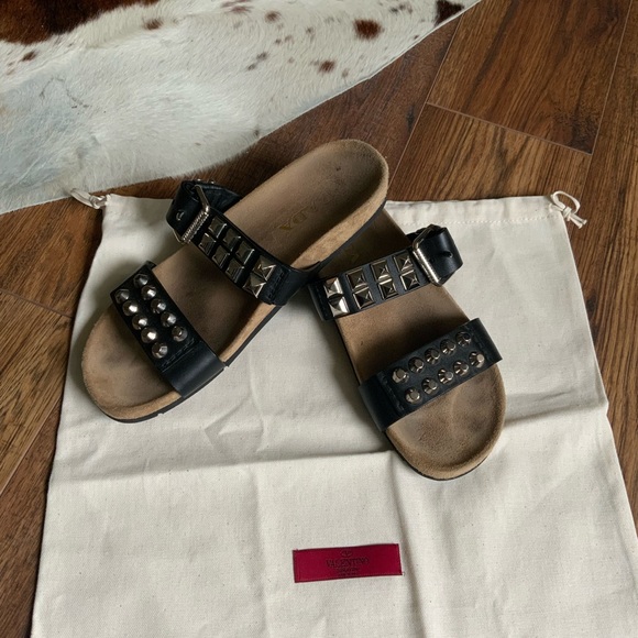 Prada Stud Leather Sandals - Picture 3 of 11